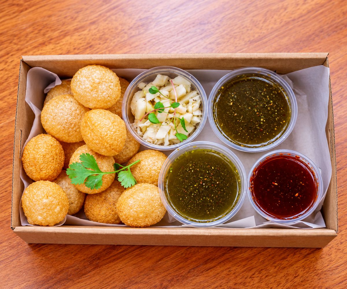 Pani Puri Platter