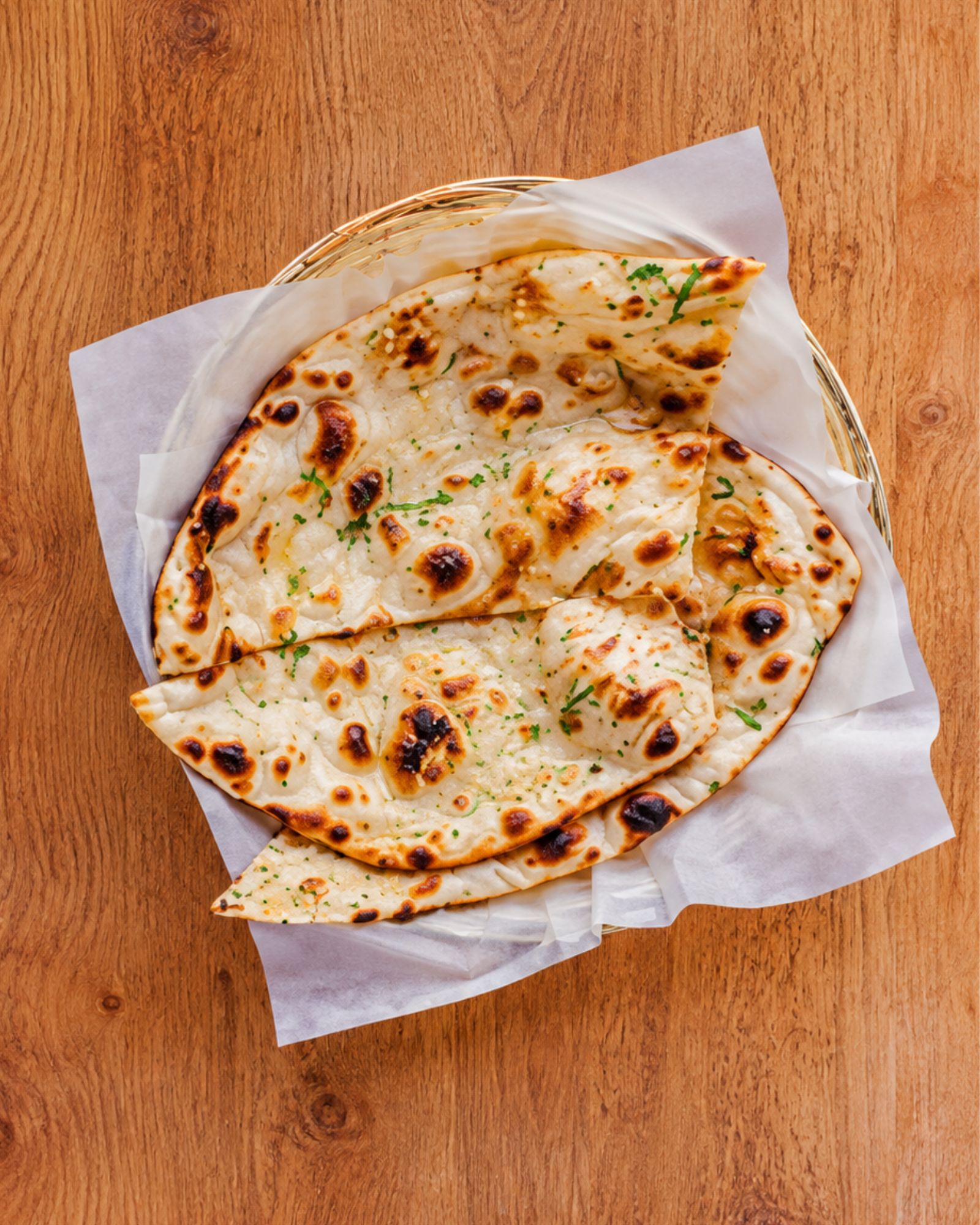 Indian takeaway meal