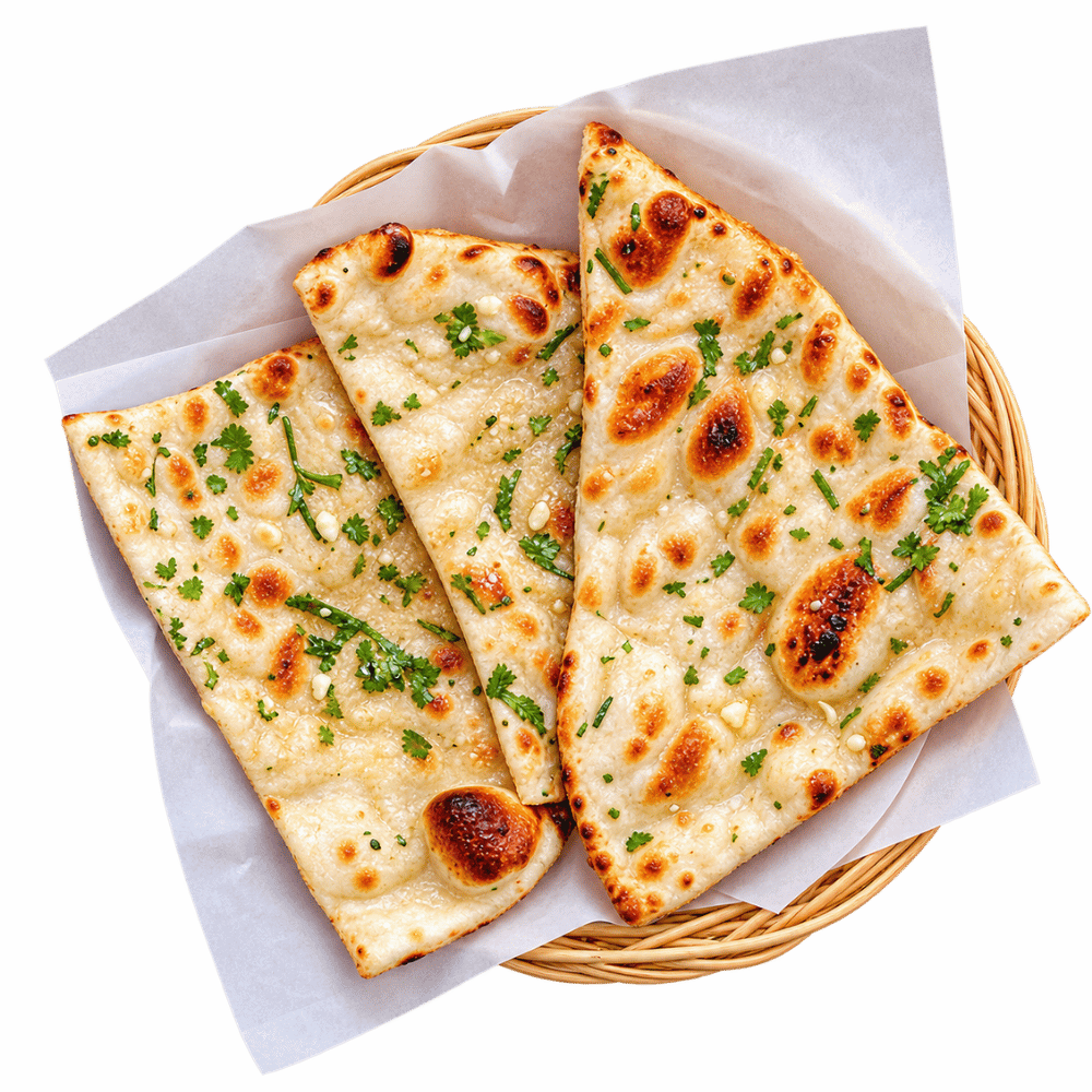 Fresh Indian naan breads